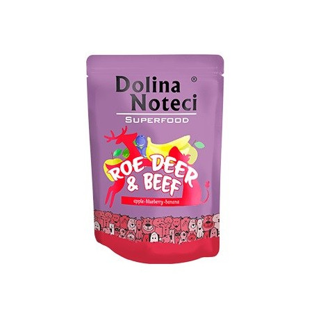 DOLINA NOTECI Superfood Roe deer and beef - wet dog food - 300g