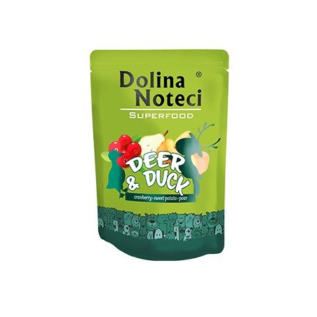 DOLINA NOTECI Superfood Deer with a duck - wet dog food - 300g