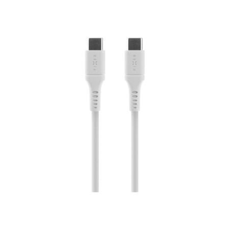 Fixed | Liquid Silicone Cable USB-C/USB-C, 2m, 60W | FIXDLS-CC2-WH