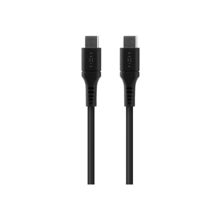Fixed | Liquid Silicone Cable USB-C/USB-C, 1.2m, 60W | FIXDLS-CC12-BK