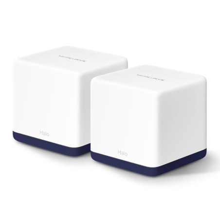 Mercusys | AC1900 Whole Home Mesh Wi-Fi System | Halo H50G (2-Pack) | 802.11ac | 600+1300 Mbit/s | Ethernet LAN (RJ-45) ports 3 | Mesh Support Yes | MU-MiMO Yes | No mobile broadband