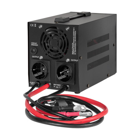 KEMOT PROsinus-500-LiFePo4 emergency power supply – a pure sine wave inverter with a 12V charging function, 230V, 500VA/300W