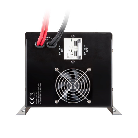 KEMOT PROsinus-2200 wall-mounted emergency power supply unit – inverter with a pure sine wave output and 12V charging function, 230V, 2200VA/1600W