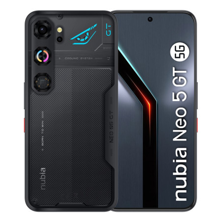 ZTE Nubia NBNEO5GTGBLK smartphone 17.3 cm (6.8") Hybrid Dual SIM Android 16.0 5G USB Type-C 12 GB 256 GB 6210 mAh Black