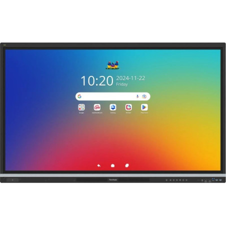 Viewsonic IFP6551 Display interactive whiteboard 165.1 cm (65") 3840 x 2160 pixels Touchscreen Black