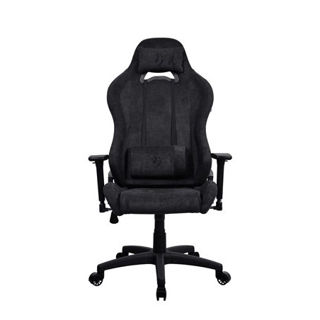 Arozzi Torretta Soft Fabric | Gaming Chair | Metal/Reinforced nylon | Pure Black