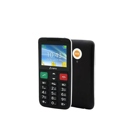 Olympia Mobiltelefon LUX GroĂźtasten schwarz
