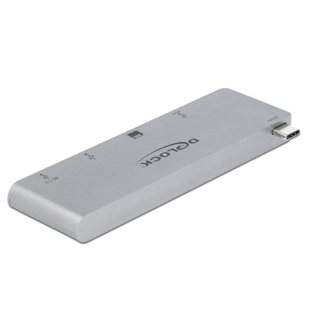 3 Port Hub und 2 Slot Card Reader für MacBook mit PD 3.0 und einschiebbarem USB Type-C™ Anschluss