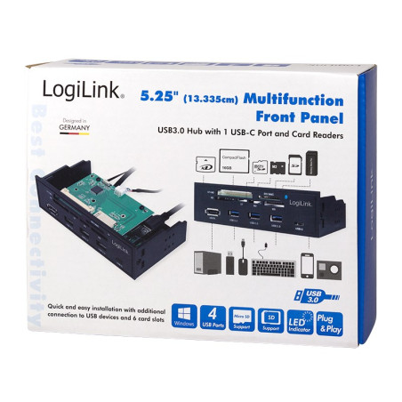 LogiLink UA0341 card reader SATA Internal Black