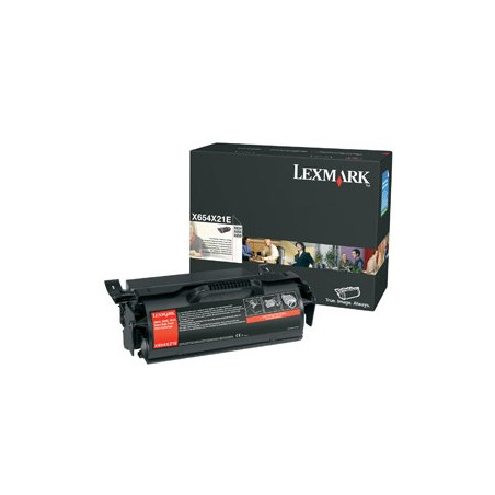 Lexmark X654, X656, X658 Extra High Yield Print Cartridge toner cartridge Original Black