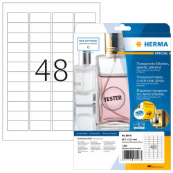 HERMA Labels transparent...
