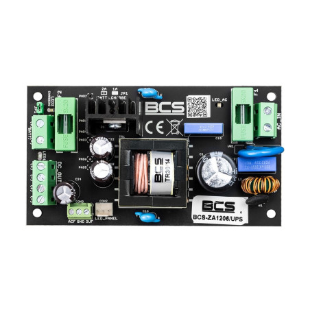 BCS BCS-ZA1206/UPS power supply unit 72 W Black