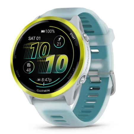 Garmin Forerunner 570 3.56 cm (1.4") AMOLED 47 mm Digital 454 x 454 pixels Touchscreen White, Yellow Wi-Fi GPS (satellite)