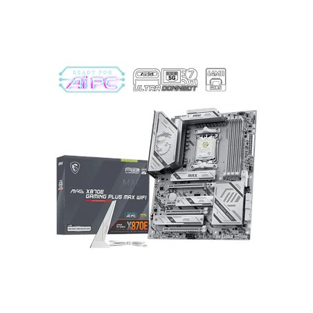 MSI MAG X870E GAMING PLUS MAX WIFI motherboard AMD X870E Socket AM5 ATX