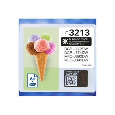 LC3213BK HIGH YIELD BLACK INK CARTRIDGE - 400 PAGES