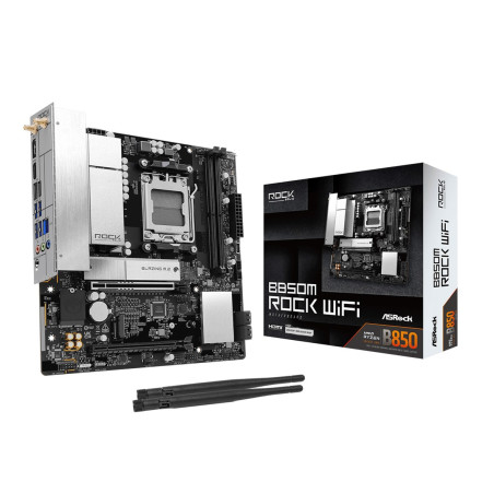 Asrock B850M Rock WiFi AMD B850 Socket AM5 micro ATX