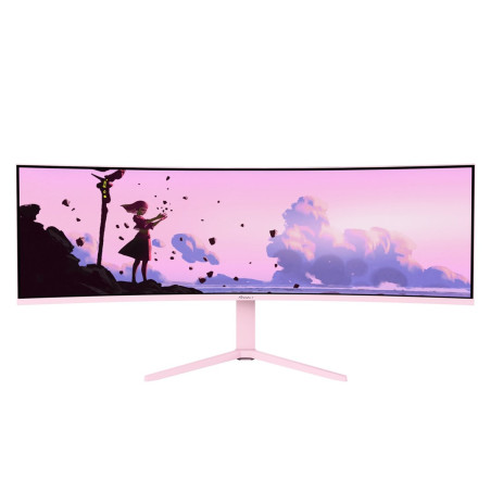 Arozzi Nova 49” Curved computer monitor 124.5 cm (49") 5120 x 1440 pixels Dual QHD LED Pink