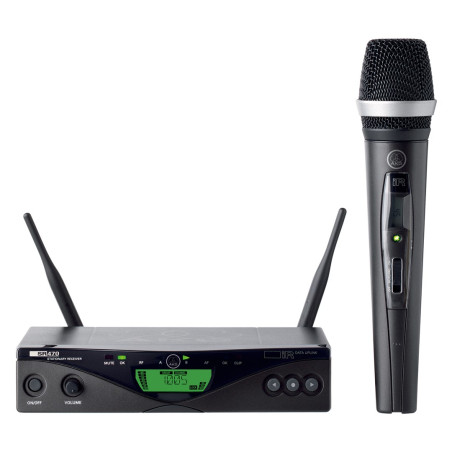 AKG WMS470 D5 Vocal Set BD7-50MW - Mikrofonowy zestaw bezprzewodowy 500.1 to 530.5 MHz