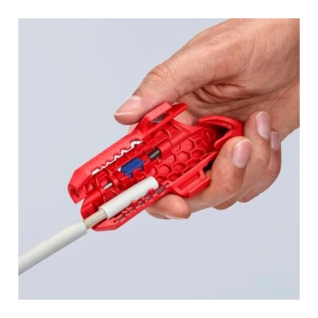 Knipex 16 95 03 SB cable stripper Blue, Red