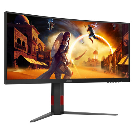 AOC G4 CU34G4Z computer monitor 86.4 cm (34") 3440 x 1440 pixels Wide Quad HD LED Black, Red