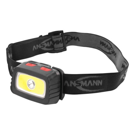 Ansmann HD200B Black, Grey Headband flashlight LED