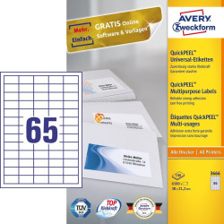 Avery 3666 self-adhesive...