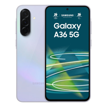 Samsung Galaxy A36 17 cm (6.7") Dual SIM Android 15 5G USB Type-C 8 GB 256 GB 5000 mAh Lavender