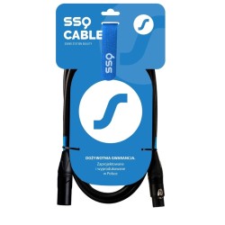 SSQ DMX0,5 - Cable XLR male...