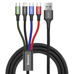 Cable USB Baseus Fast 4in1...