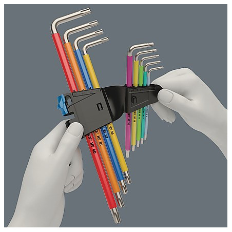 Set of Torx Pin Wrenches 3967/9 TX SXL Multicolour
