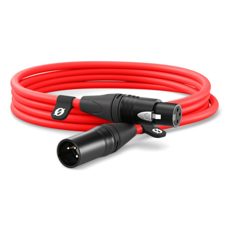 RØDE XLR3M-R audio cable 3 m XLR Red