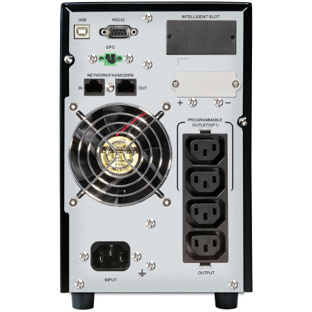 PowerWalker VFI 1500 CG PF1 uninterruptible power supply (UPS) Double-conversion (Online) 1.5 kVA 1500 W 4 AC outlet(s)