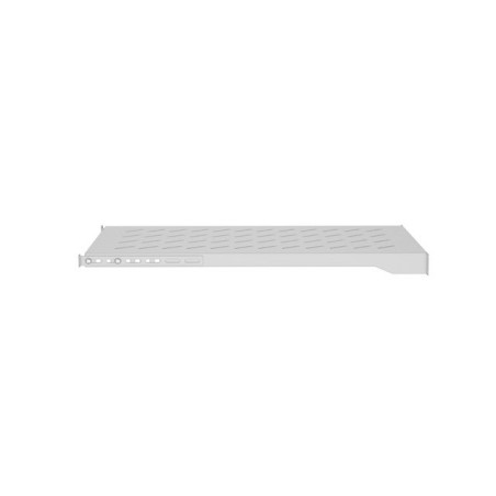 SHELF FOR 19" CABINETS 1000MM GREY LANBERG (1U/483X700MM LOAD CAPACITY UP TO 25KG, 4-POINT MOUNTING)