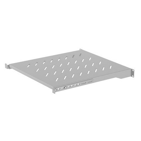 Lanberg 19" 800mm Rack Shelf (1U/ 483 x 500 mm, load capacity up to 25 kg, 4-point mounting)