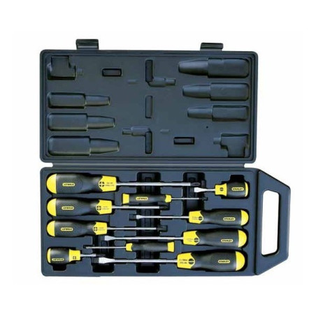 Screwdrivers cushion grip set 10 pcs (flat+Philips