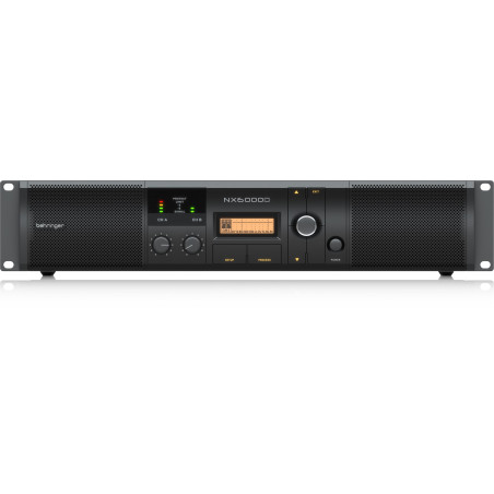 Behringer NX6000D audio amplifier 2.0 channels Home Black