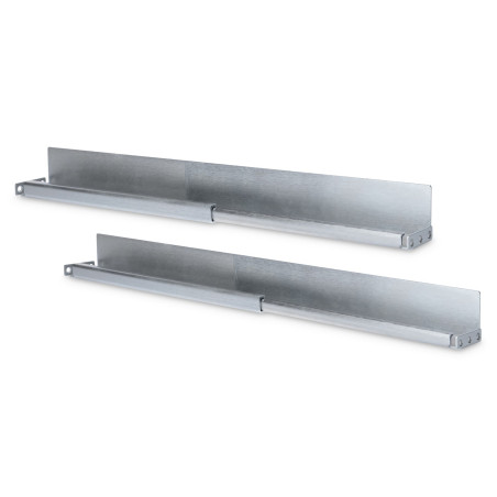 L-shaped mounting rails for server cabinets 19"
