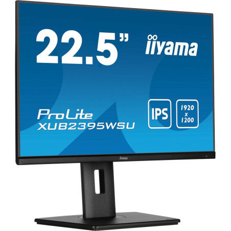 iiyama ProLite XUB2395WSU-B5 computer monitor 57.1 cm (22.5") 1920 x 1200 pixels WUXGA LED Black