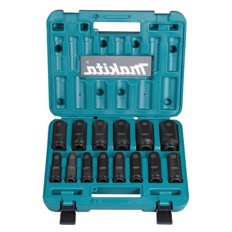 Makita E-16586 impact socket Impact socket set Black, Green