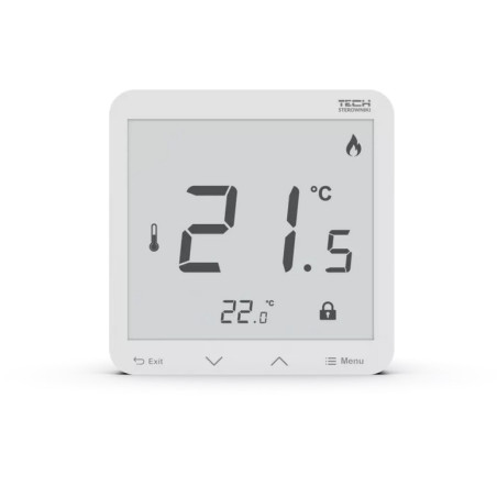 Wireless Room Controller White R-8S PLUS Tech Drivers