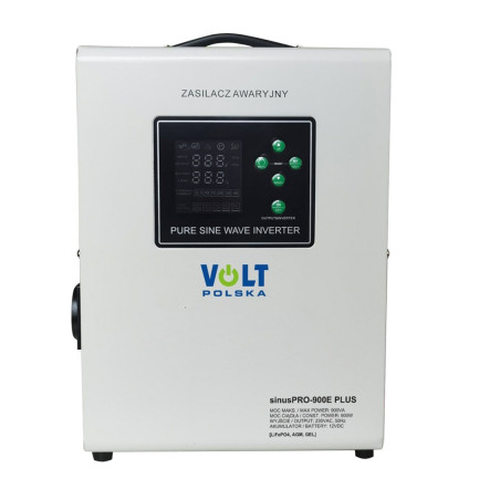 Inverter VOLT POLSKA SINUSPRO 900E PLUS 12V 600/90