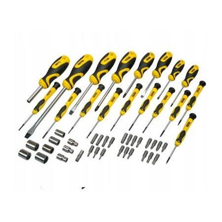 Screwdriver set 49 pcs. + bag