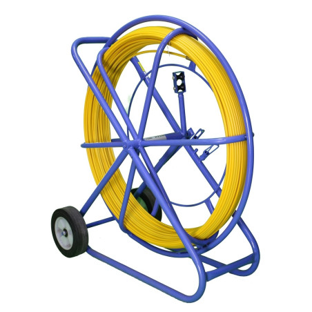 Extralink Cable pulling rod Pilot 9mm 200m glass fibre FRP, d. 9mm, l. 200m, yellow