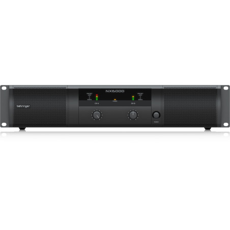 Behringer NX6000 audio amplifier 2.0 channels Home Black