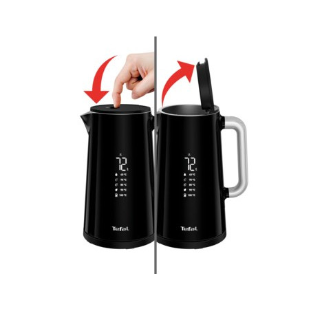 Tefal KO851 electric kettle 1.7 L Black 1800 W