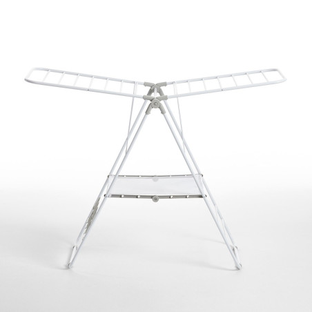 Rayen Drying Rack with Shoe Holders - 145 x 61 cm, White