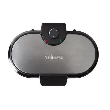 Tristar | WF-2120 | Waffle maker | 1200 W | Number of pastry 10 | Heart shaped | Black