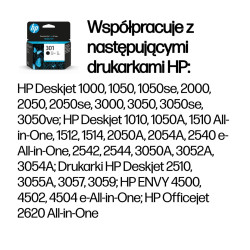 HP 301 Black Original Ink...