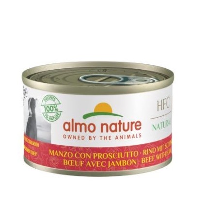 ALMO Nature HFC NATURAL beef and ham - wet dog food - 95 g