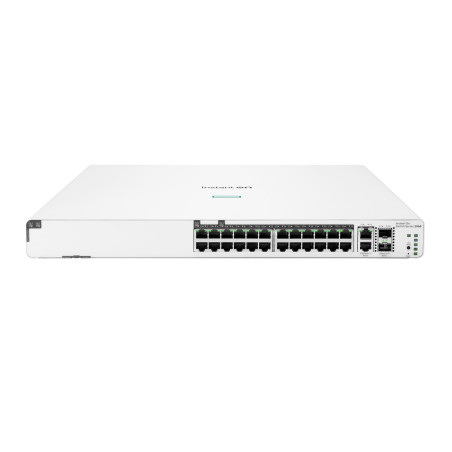 HPE Aruba Networking Networking Instant On Switch 20p Gigabit CL4 4p Gigabit CL6 PoE 2p 10GBT 2p SFP+ 370W 1960